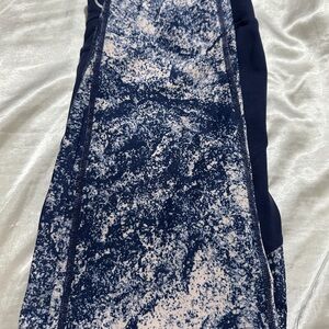 Calvin Klein Blue and White Leggings